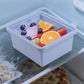 Silicone Freezer Trays with Lid Soup Freezer Container Microwave Dishwasher Safe
