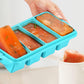 Silicone Freezer Tray With Lid Freezer Food Storage Molds for Soup Sauce Broth