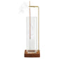 Wooden Incense Holder For Sticks With Glass Ash Catcher Anti-ash Incense Burner
