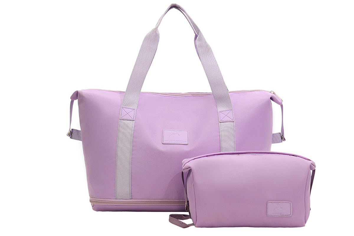 Expandable Travel Bag with Toiletry Bag Weekender Bag