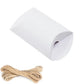 50 Pack Kraft Paper Pillow Gift Boxes with Ribbons for Weddings and Parties