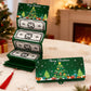 10-Slot Foldable Christmas Red Envelope with Foil Stamping