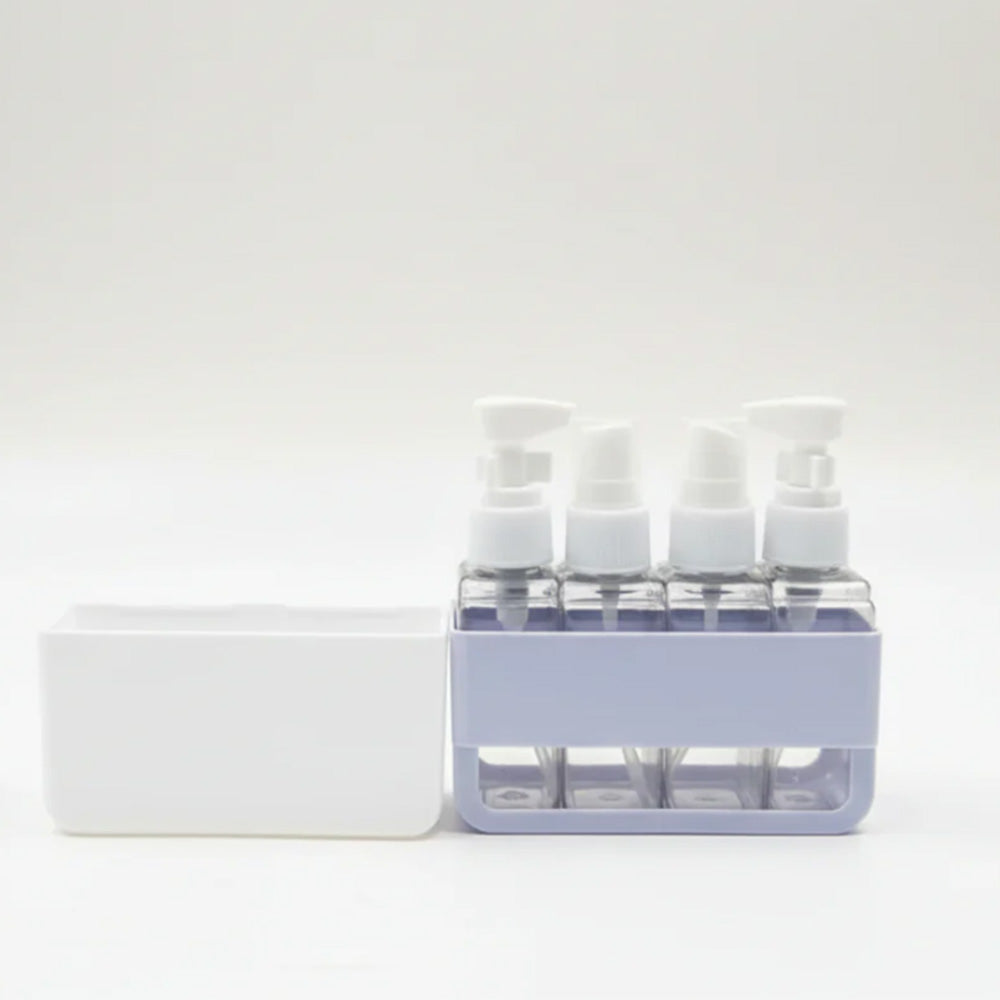 Portable 4-in-1 Travel Bottle Set for Toiletries