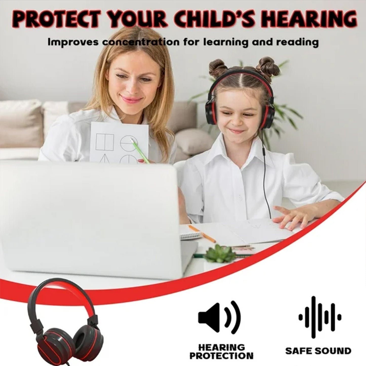 3.5mm Wired Gaming Headset MIC Headphones for PC Mac Laptop Phone