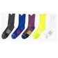 5 Pair Cushion Crew Socks Running Socks for Hiking Basketball