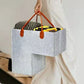 Foldable Storage Bag Durable Stair Step Basket with Handle