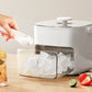 Portable 48 Grids Ice Cube Tray Mould with Lid and Storage Box Scoop Tong Set