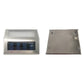 2Pcs Outdoor Fence Wall Lamp Solar Light Waterproof Garden Lamp