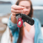 2Pcs AirTag Protective Cases with Keychain for Luggage