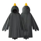 Cartoon Goose Hoodie Blanket Oversized Fleece Onesie for Sleep Lounging and Party-Style 2