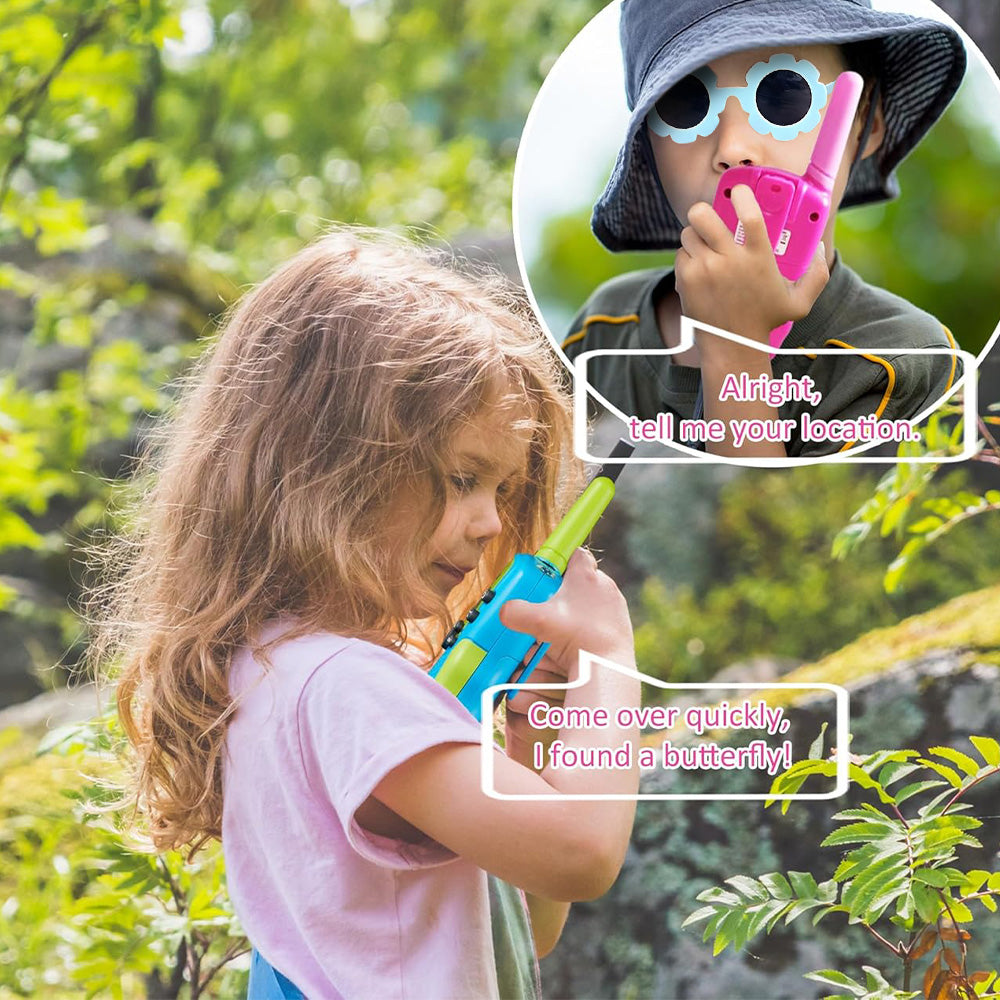 2Pcs Walkie Talkie Toy Walky Talky with 22 Channels