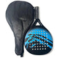 Carbon Fiber Paddle Tennis Racket with EVA Core and Carry Bag for Beach or Court