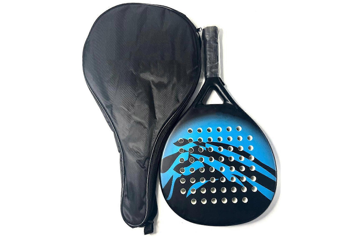 Carbon Fiber Paddle Tennis Racket with EVA Core and Carry Bag for Beach or Court