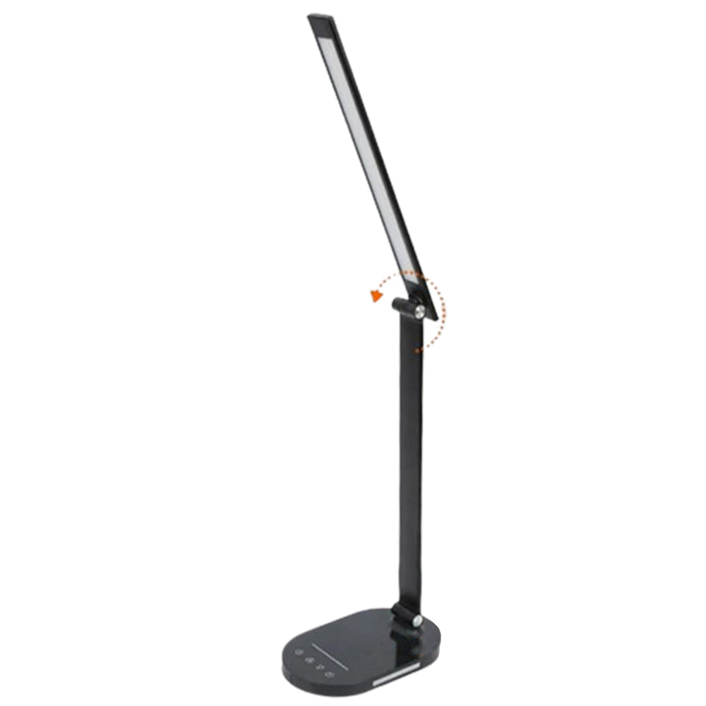 LED Eye-Caring Foldable Touch Control Reading Lamp with USB Ports