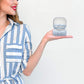 Manual Contact Lens Cleaner Washer and Contact Lens Storage Case with Mirror