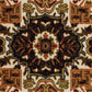 Large Floor Rug Crystal Velvet Vintage Boho Non-Slip Carpet for Bedroom Dining Room