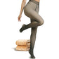 Sheer Tights Plus Size Winter Thermal Pantyhose Bare Legs Illusion Warm-Grey