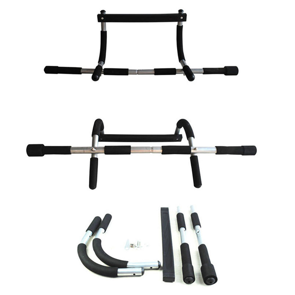 Doorway Pull Up Bar No Drill Home Gym Equipment for Chin Ups and Arm Training