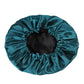 Double Layer Satin Bonnet Double Layer Wearable Adjustable Drawstring Sleep Cap
