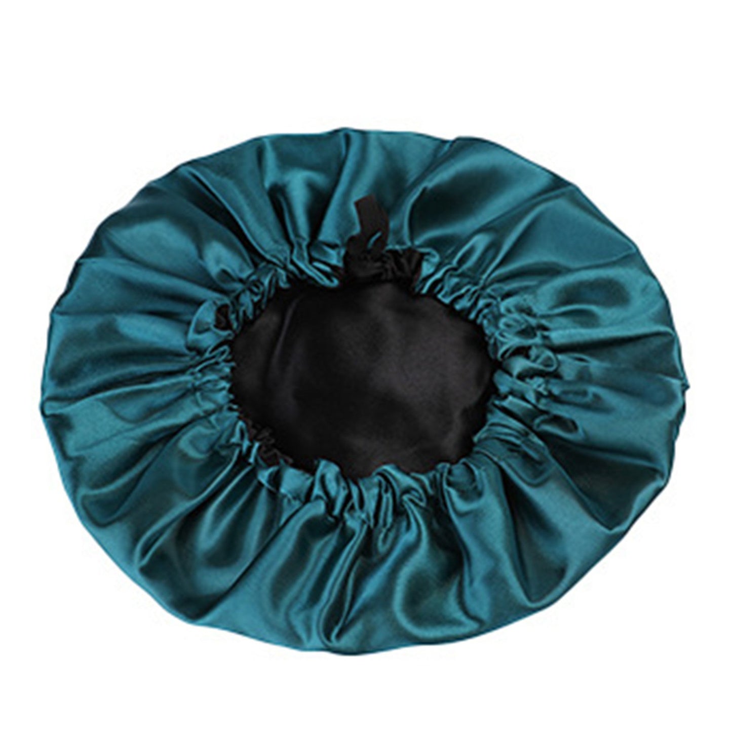 Double Layer Satin Bonnet Double Layer Wearable Adjustable Drawstring Sleep Cap