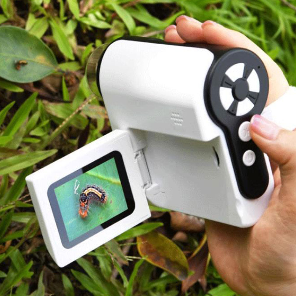 Mini Pocket Microscope Kit 1000X Digital Handheld Microscope with LED Light