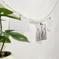 200CM Cotton Rope Hanger with 20 Clips for Photos Plush Toys Festival Cards