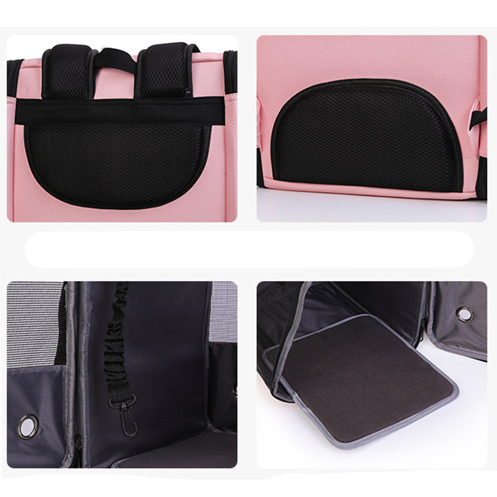 Pet Bird Carrier Backpack with Standing Perch