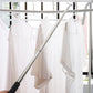 Clothes Hook Pole Stainless Steel Extendable with Sponge Handle for Hang Reach