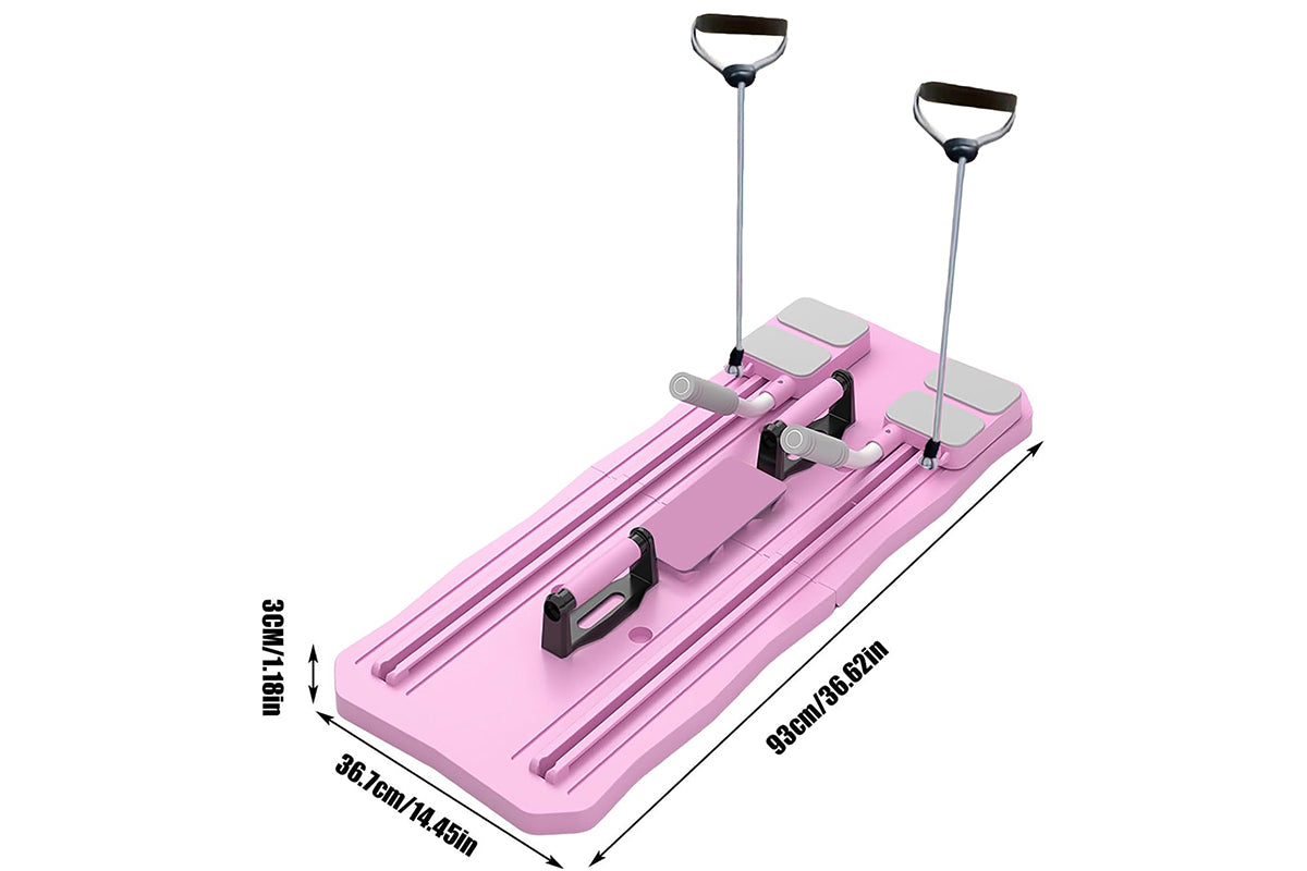 5 in 1 Pilates Reformer Board Foldable Abdominal Fitness Board