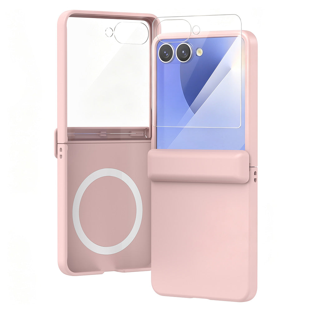 Case and Screen Protector for Samsung Galaxy Z Flip 8 with Hinge Cover