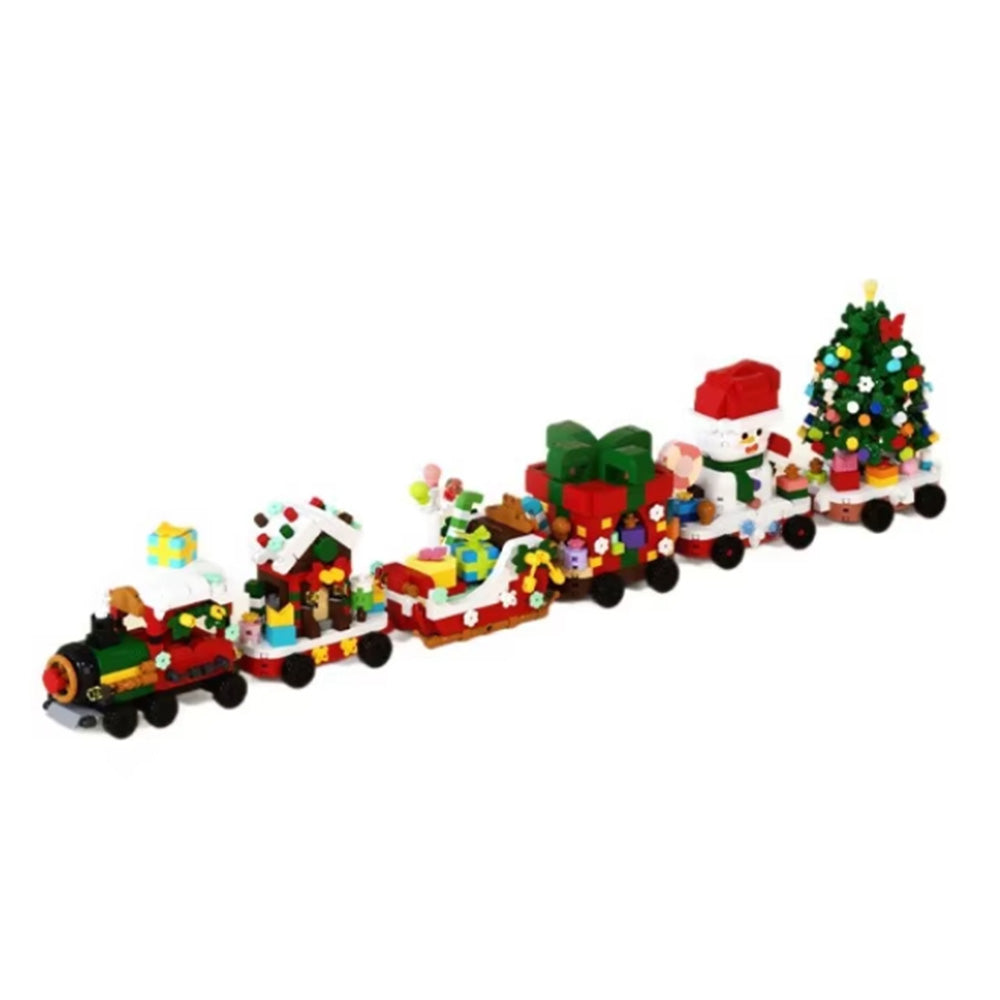 Christmas Building Blocks Set Xmas Building Figures DIY Stocking Stuffers