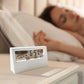 Digital Desktop Clock with Temperature Humidity Display-Transparent