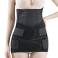 3 in 1 Postpartum Belly Band Waist Shapewear Recovery Girdle After Birth Support-Black