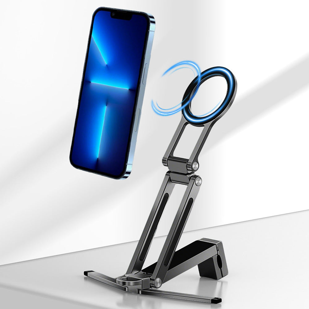 360 Degree Rotating Tripod Adjustable Aluminum Phone Tripod for Android iPhone 12 to 17