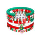6Pcs Hand Decoration Christmas Bracelets Cute Letter Elastic Bracelet for Women