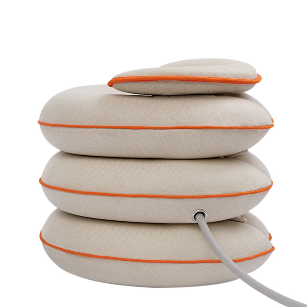 Inflatable Neck Stretcher Cervical Traction Device Adjustable Decompression Support Collar