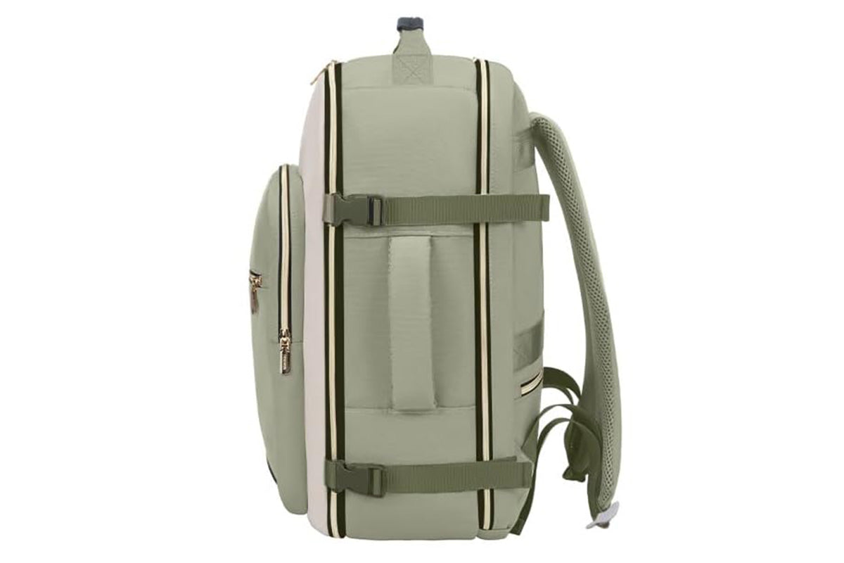 40L Travel Backpack for Men and Women Waterproof Carry On Bag with 3 Storage Pouches