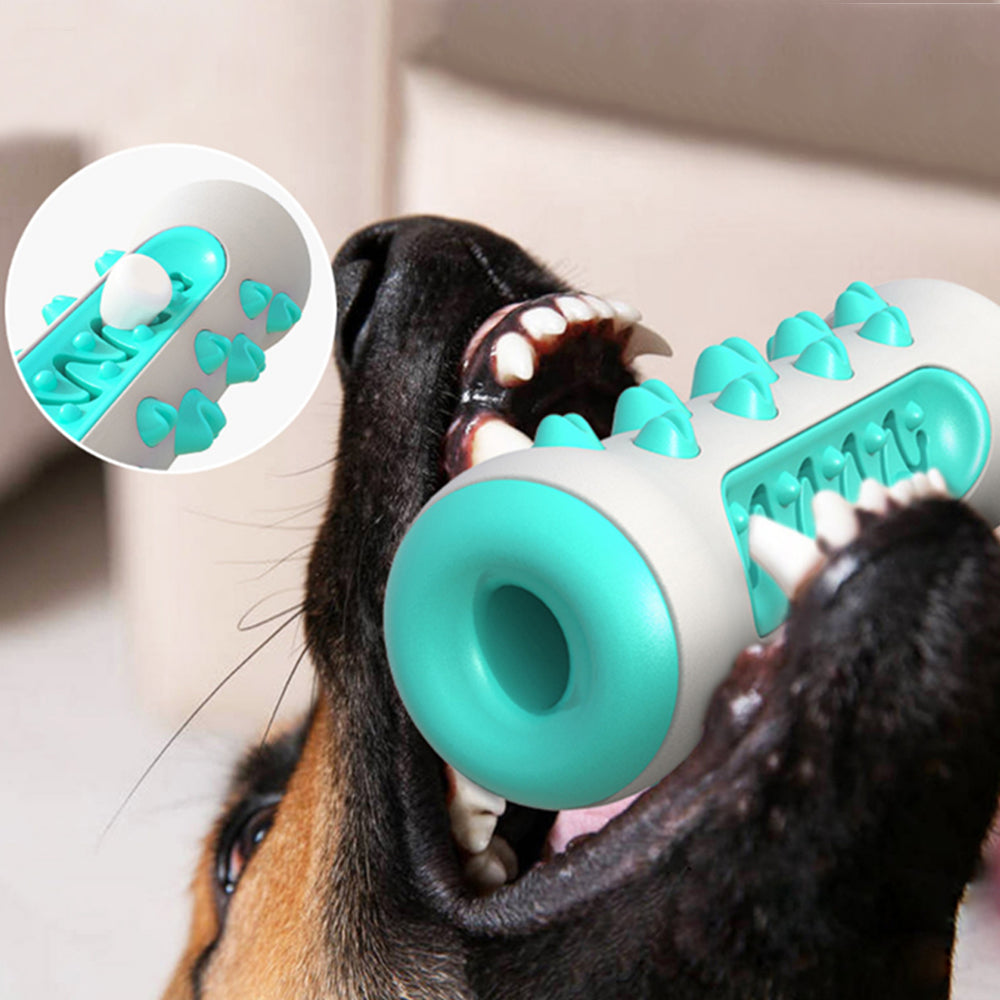 Dog Toothbrush Rubber Bone Chew Toy