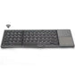 Foldable Bluetooth Keyboard with Touchpad Full-Size Travel Keyboards for Windows iOS Android