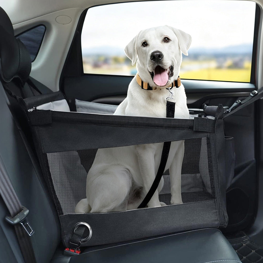 Foldable Water-resistant Dog Auto Seat Pad for Small and Medium Dogs