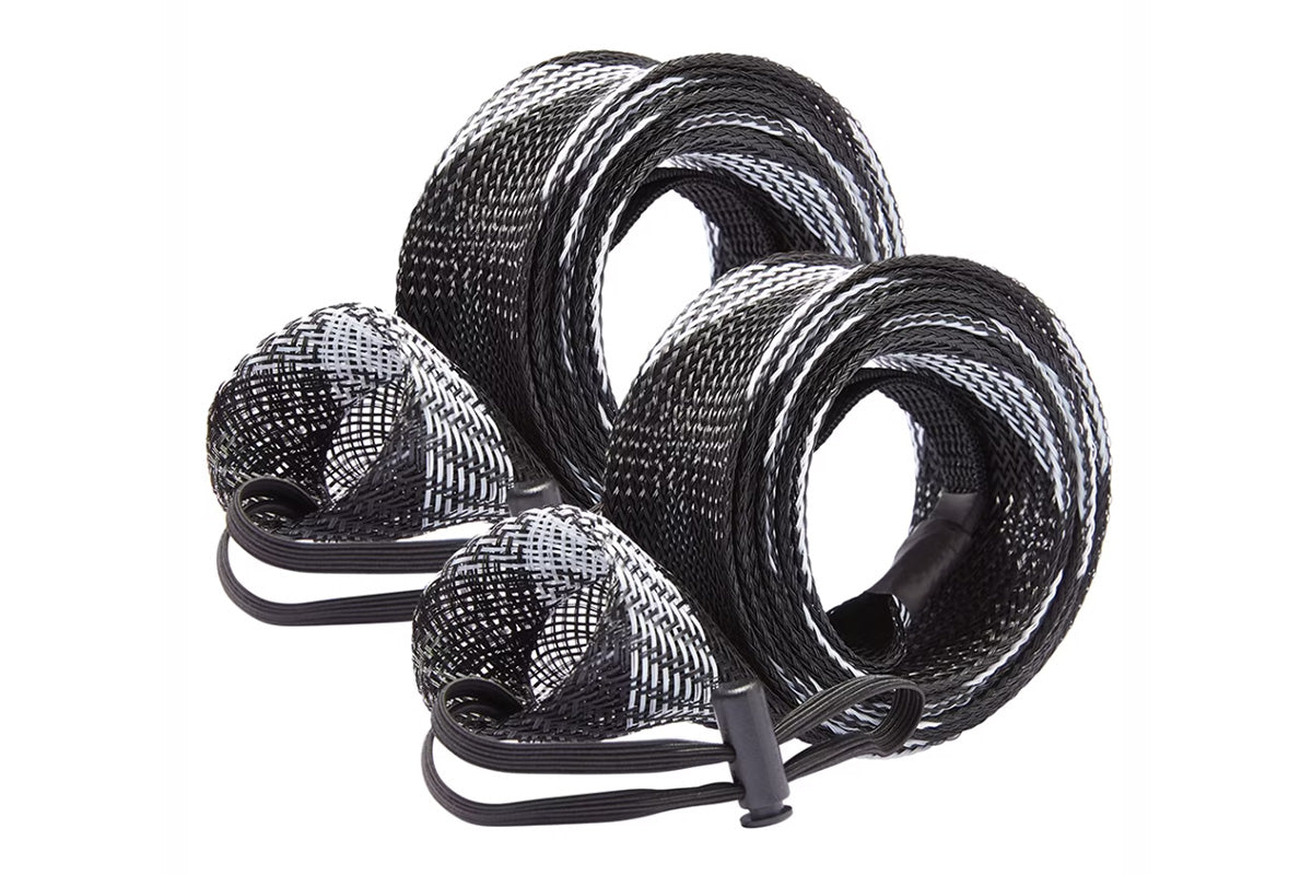 2Pcs Fishing Rod Socks with Elastic Strap Fishing Rod Sleeve for Baitcasting
