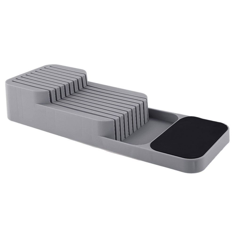 Storage Rack Knife Block Organizer Kitchen Knives Holder Countertop or Drawer Use