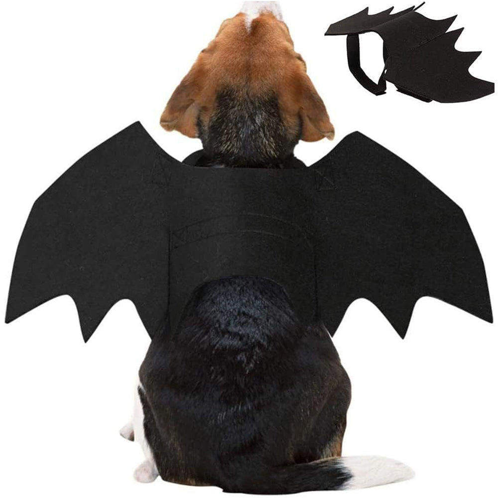 Pet Halloween Costume Bat Wings Black Bat Wings for Cat Dog Puppy