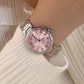 Women's Quartz Watch Classic Dial Roman Numerals Stainless Steel Band