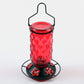 Stained Glass Hummingbird Feeder Wide Mouth Garden Decor