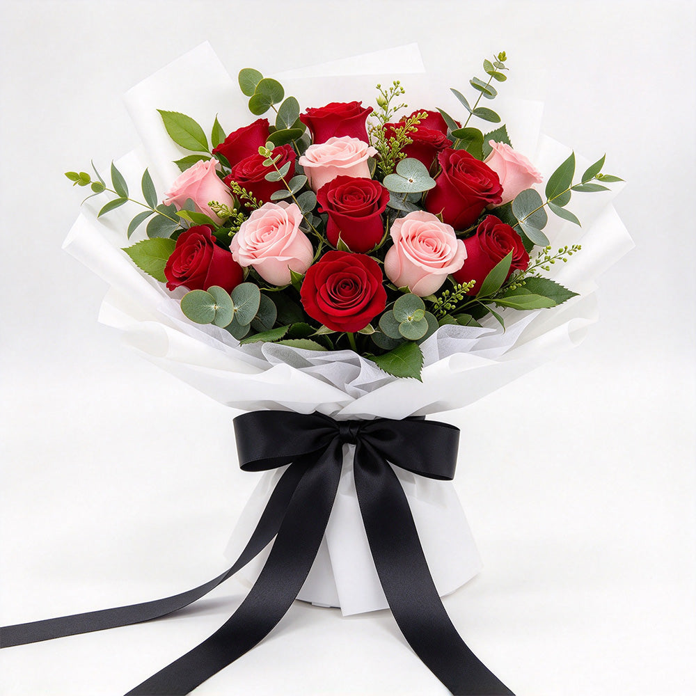 22m Double Sided Polyester Satin Ribbon for Christmas Gift Wrapping