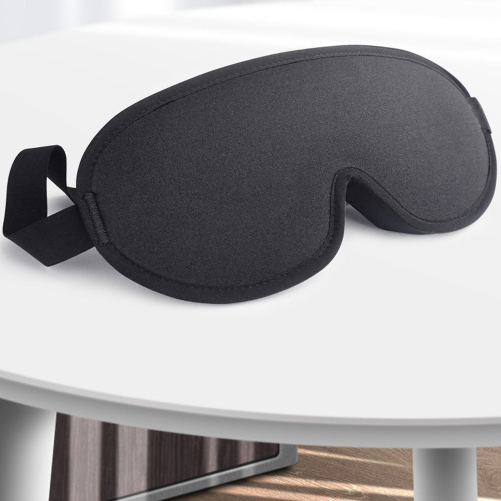 3D Contoured Blackout Sleep Eye Mask Adjustable Light Blocking Night Mask