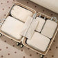 6Pcs Travel Luggage Compression Packing Cubes Storage Bag