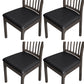 4Pcs Waterproof  PU Leather Stretch Seat Cushion Cover