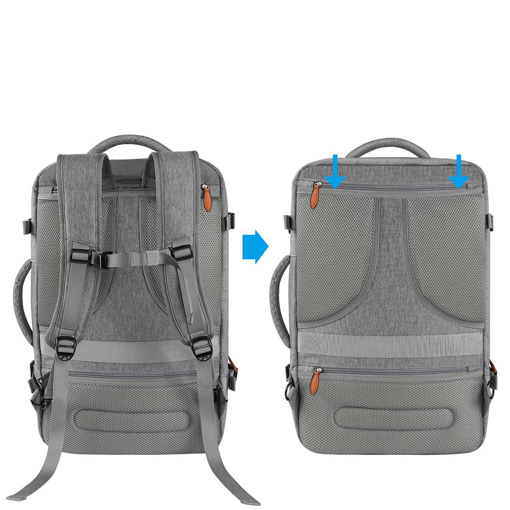 Business Travel Shoulder Backpack with Shoe Bag and Storage Bag